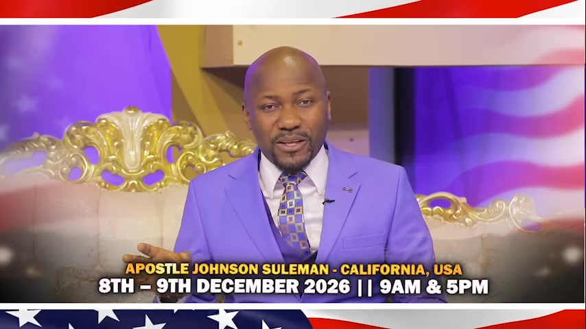 Apostle Johnson Suleman inviting guests to Outpouring California 2026